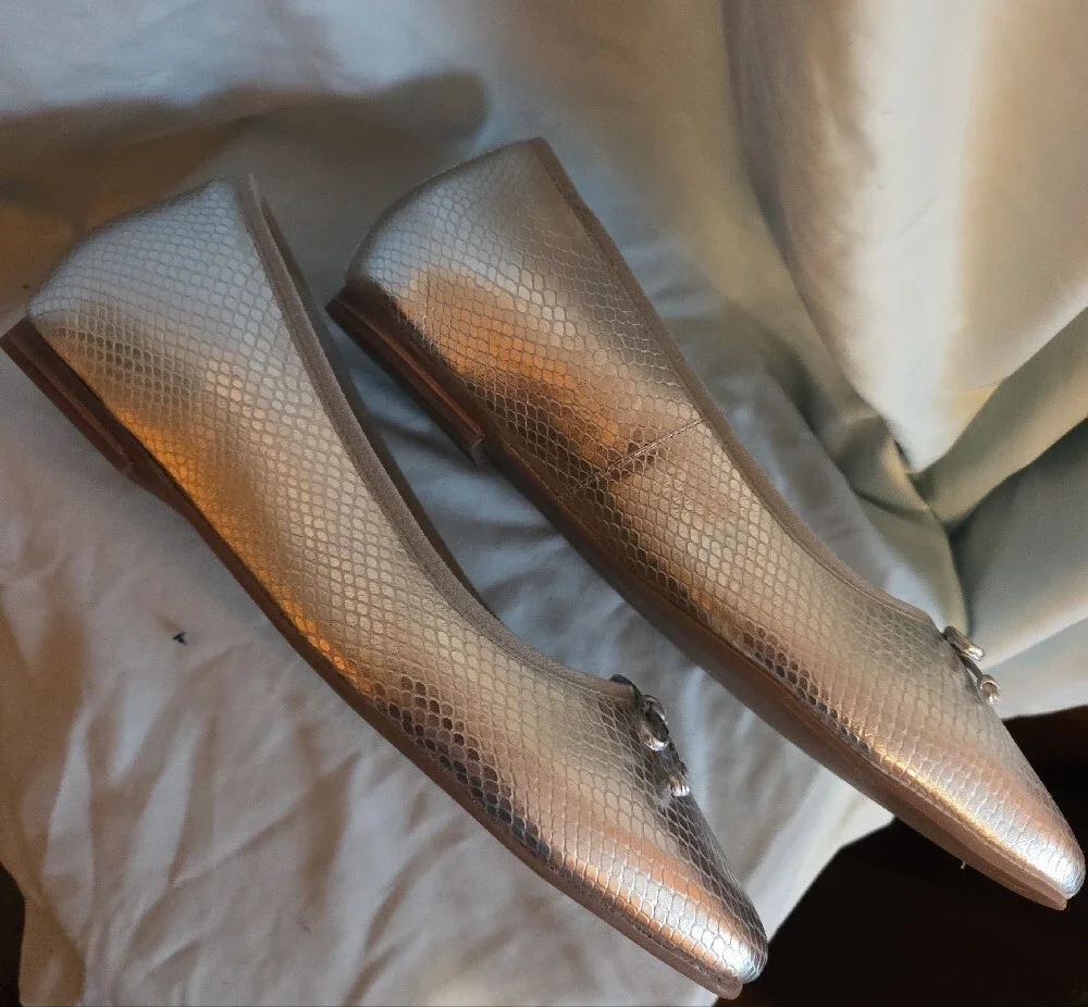 Frankie 4 shiny snakeskin